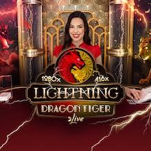 Lightning Dragon Tiger by Evolution, showcased at betflagit.eu – game logo