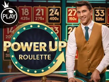 Power UP Roulette slot visual from Pragmatic Play available on betflagit.eu